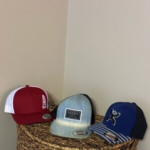 3 hooey caps 🧢 Bundle